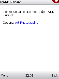 Capture d'Ã©cran appareil mobile